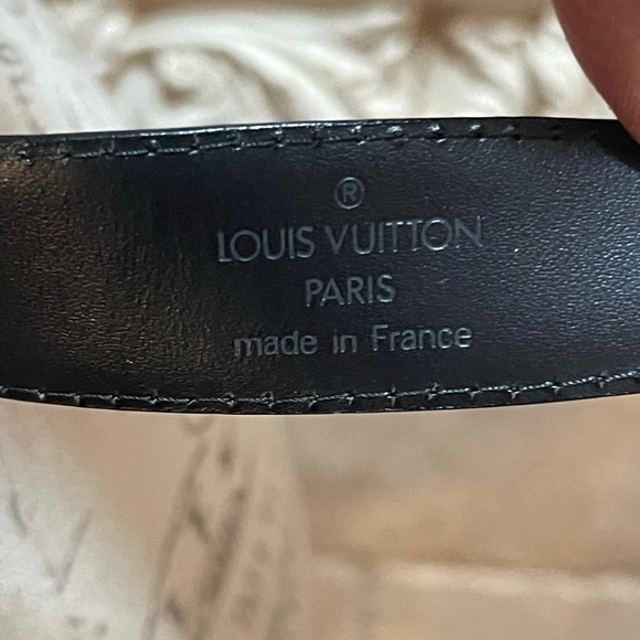 Louis Vuitton Black Epi Ceinture Belt - Picture 5 of 11